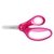 Detské nožnice s trblietkami, ružové (13 cm)