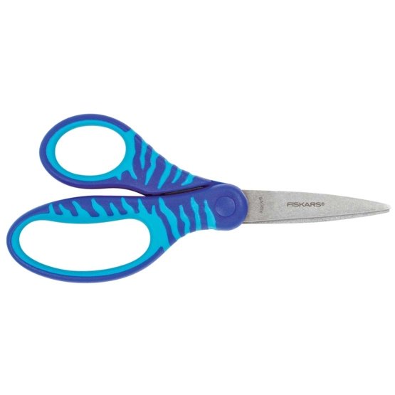 Veľké detské nožnice SoftGrip™, modré (15 cm)