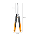 Nožnice na živý plot PowerGear™ X s obojstranným prevodom HSX92