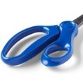 Detské nožnice s tupou špičkou, modré (13 cm)