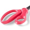 Detské nožnice s tupou špičkou, ružové (13 cm)